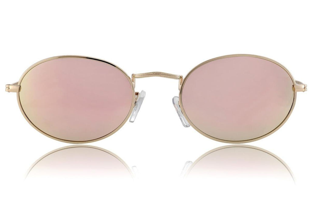 Lunettes de soleil polarisées Campbell - Miroir doré/rose