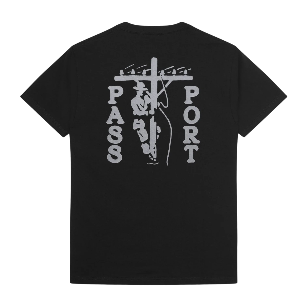 T-shirt à poche Line~Worx - Noir