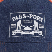 Workers Club Casquette Denim Packers Trucker - Indigo Foncé