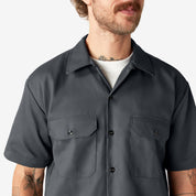 Chemise de travail à manches courtes - Gris anthracite (CH)