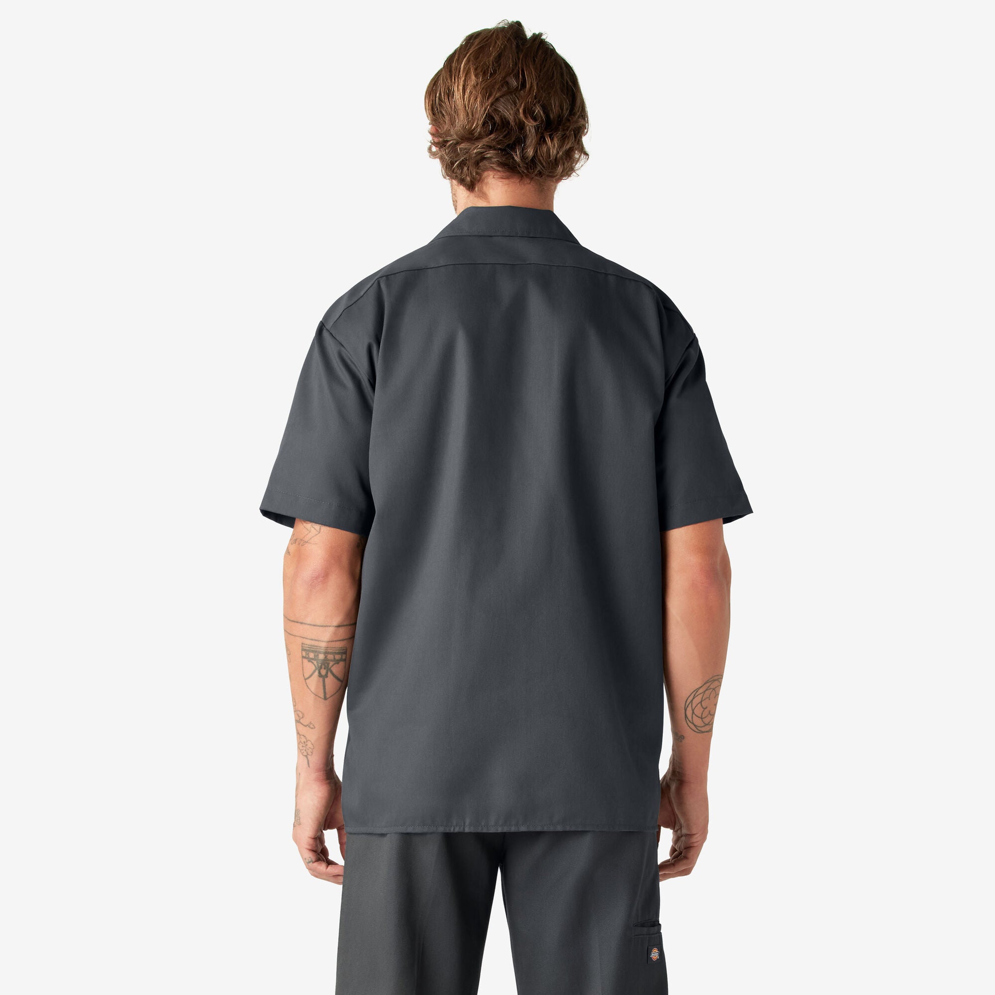 Chemise de travail à manches courtes - Gris anthracite (CH)