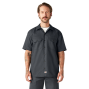 Chemise de travail à manches courtes - Gris anthracite (CH)