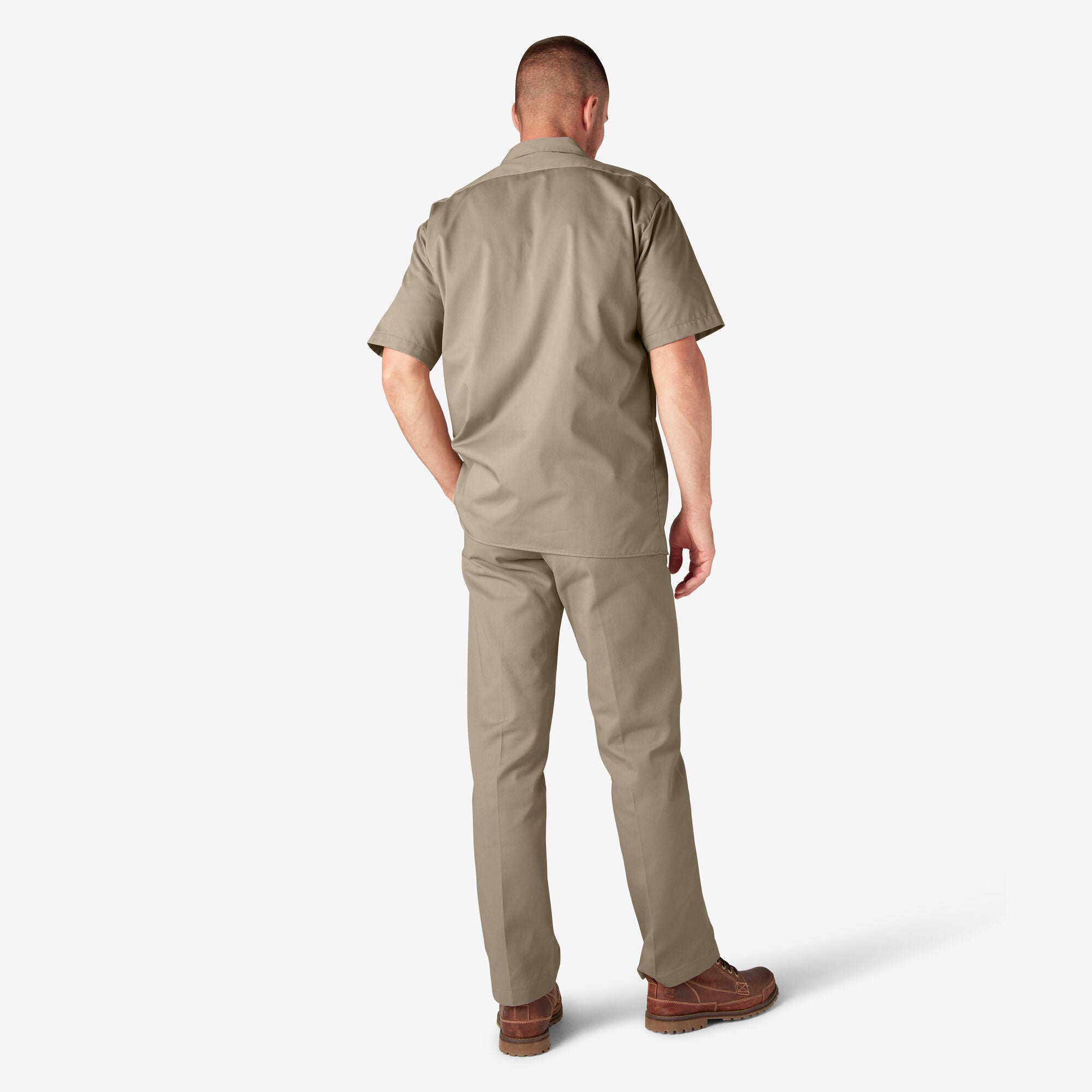 Chemise de travail à manches courtes - Sable du désert (DS)