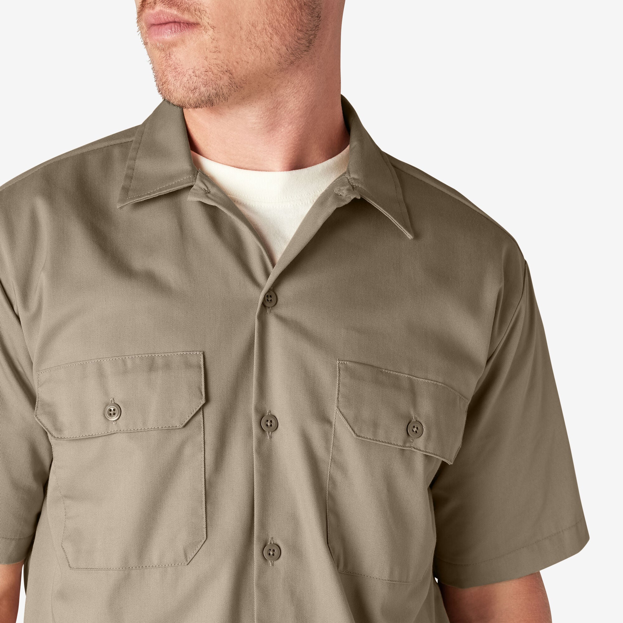 Chemise de travail à manches courtes - Sable du désert (DS)