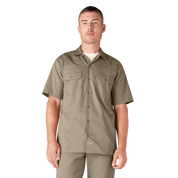 Chemise de travail à manches courtes - Sable du désert (DS)