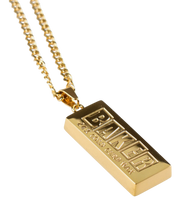 Curb Wax Collier en Or - 24K