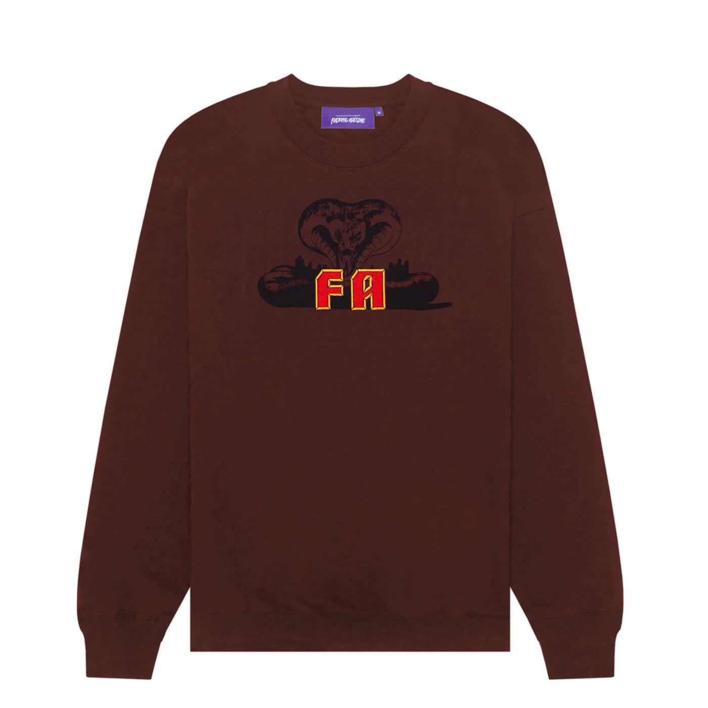 Fucking Awesome Snake Crewneck Sweater - Brown – Palm Isle Skateshop