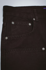 Short à double genou - Noir