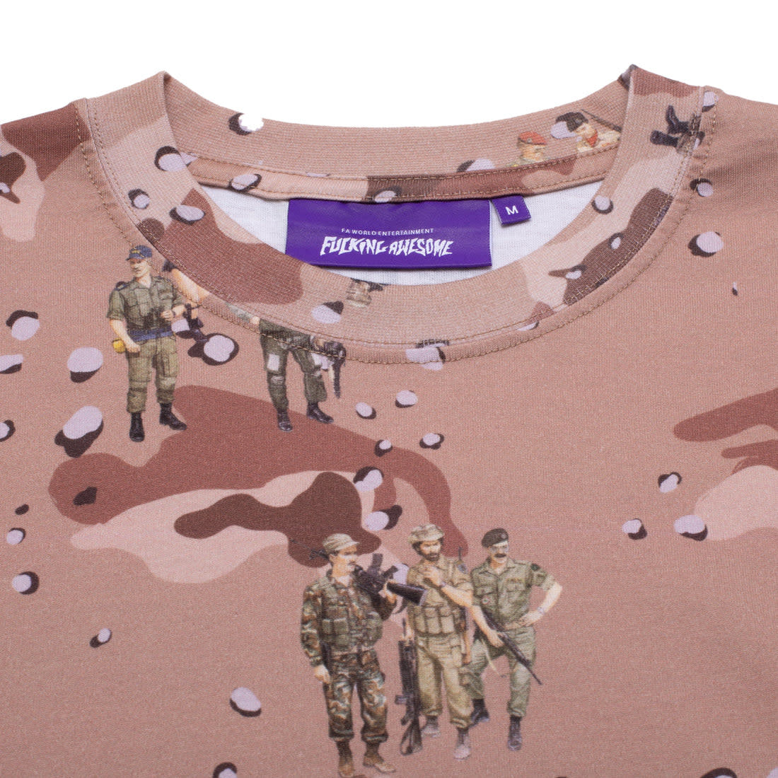 T-shirt camouflage soldat - AOP