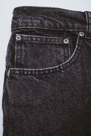 Fecke Baggy Denim Washed Jean - Black