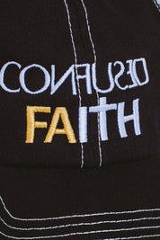 Confused Faith Trucker Hat - Black