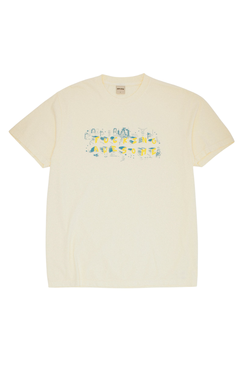 Screwball Loco T-Shirt Manches Courtes - Crème