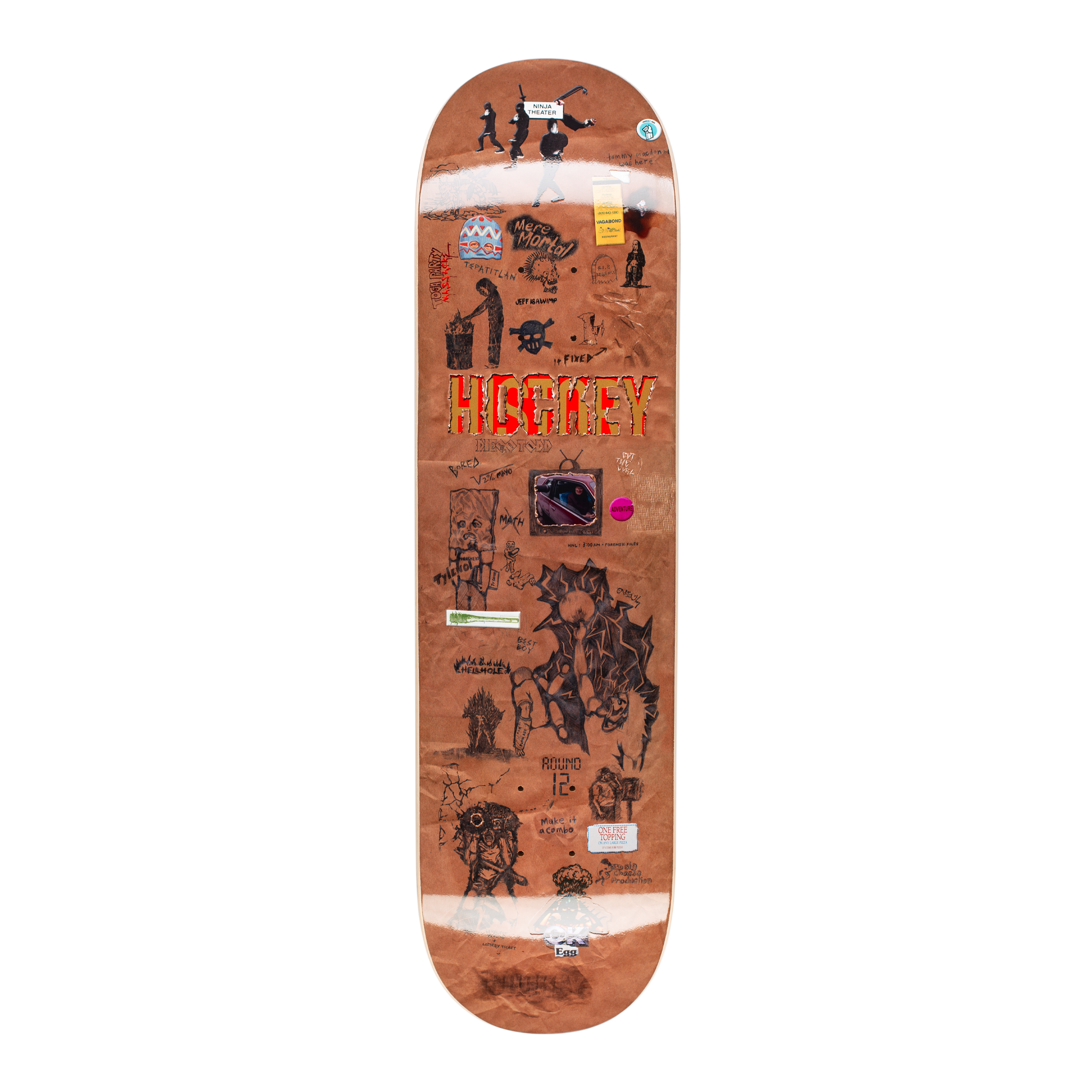 HOCKEY Diego Todd Paper Cover 8.25 デッキ Hockey Diego Todd Paper Cover Deck 8.25