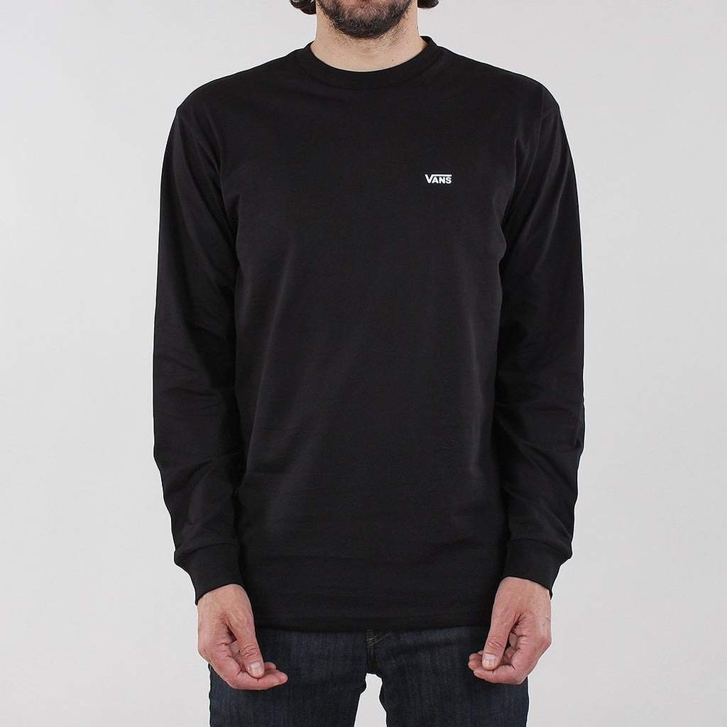 T-shirt à manches longues avec coup sur la poitrine gauche