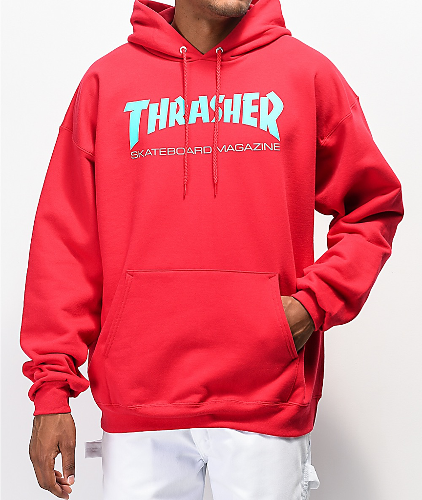 Skate Mag Hoodie - Rouge