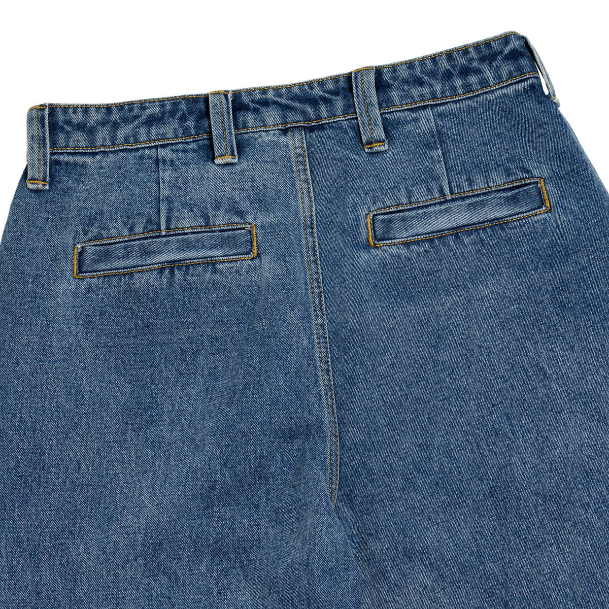 Pantalon en denim sergé Eyes - Délavage à la pierre