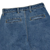 Pantalon en denim sergé Eyes - Délavage à la pierre