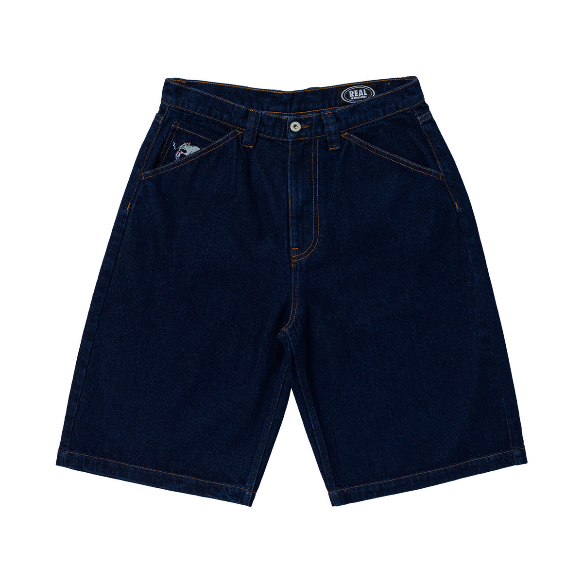 Real Street Cleaner Shorts - Dark Wash – Palm Isle Skateshop
