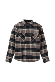 Builders Bowery Stretch Water Resistant L/S Flannel - Black/Charcoal/Beige