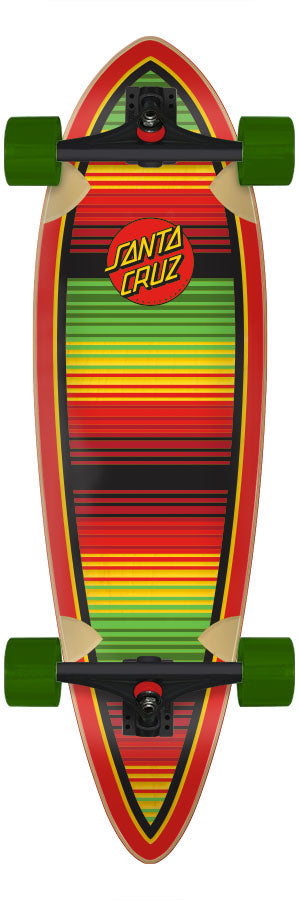 Serape Dot Pintail Longboard - 9.2"