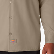 Chemise de travail à manches longues en sergé - Sable du désert (DS)