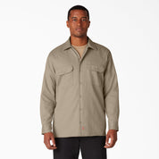Chemise de travail à manches longues en sergé - Sable du désert (DS)