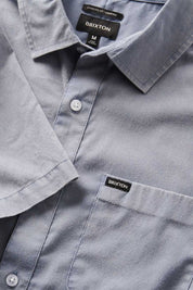 Chemise tissée Charter Sol Wash S/S - Flinstone Blue Sol Wash