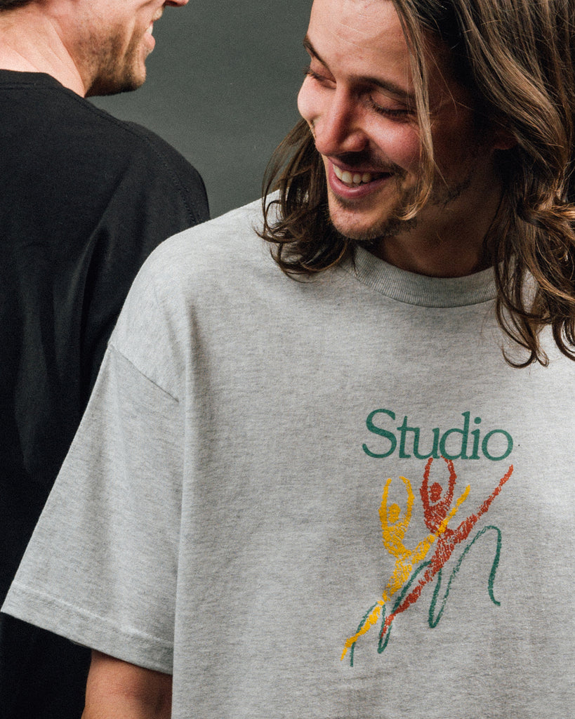 Grand Jeté T-Shirt - Gris Cendré Chiné