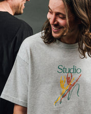 Grand Jeté T-Shirt - Gris Cendré Chiné