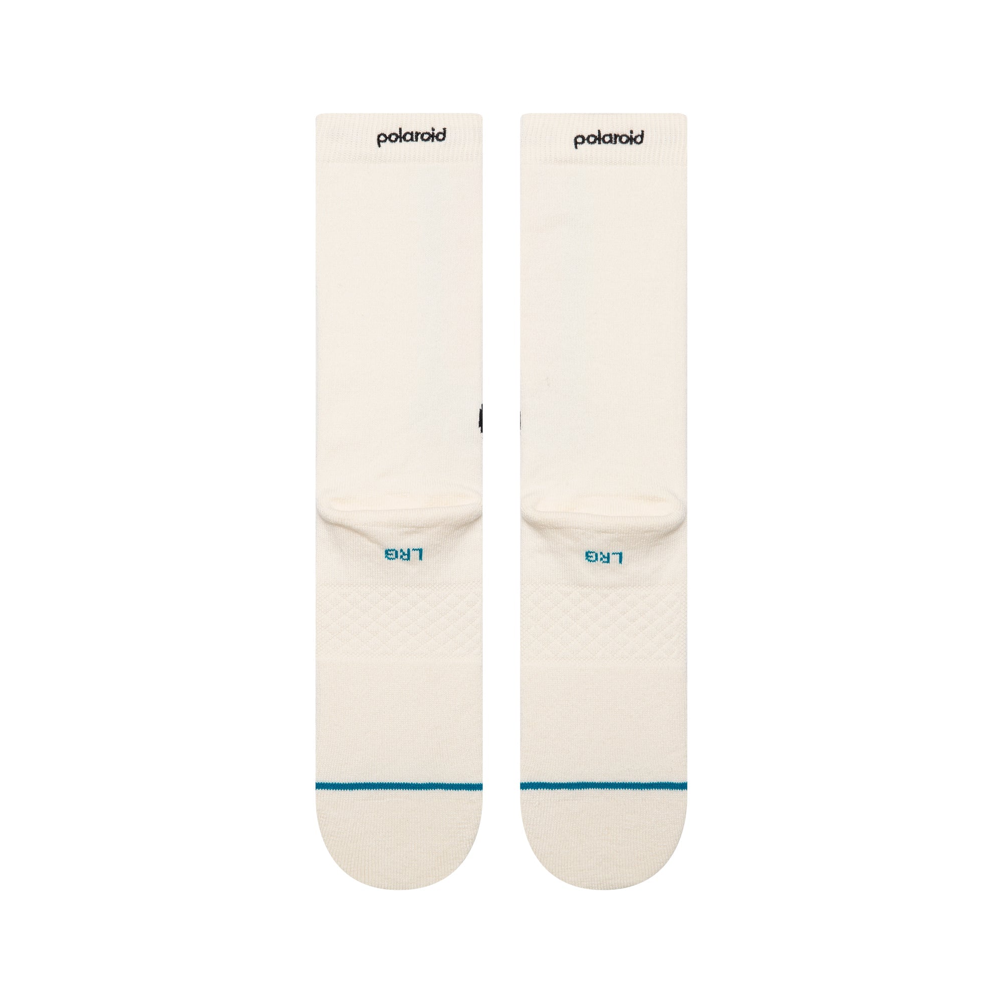 "Polaroid" Aperture Crew Chaussettes - Blanc