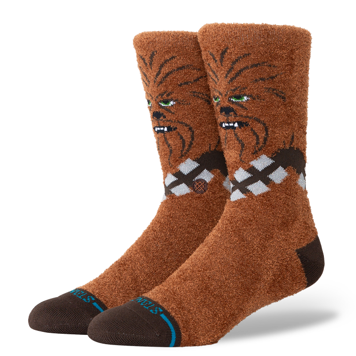 "Star Wars" Chewie Crew Chaussettes - Marron