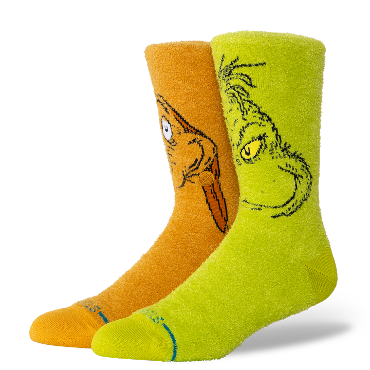 "The Grinch" Grinch And Max Crew Chaussettes - Vert