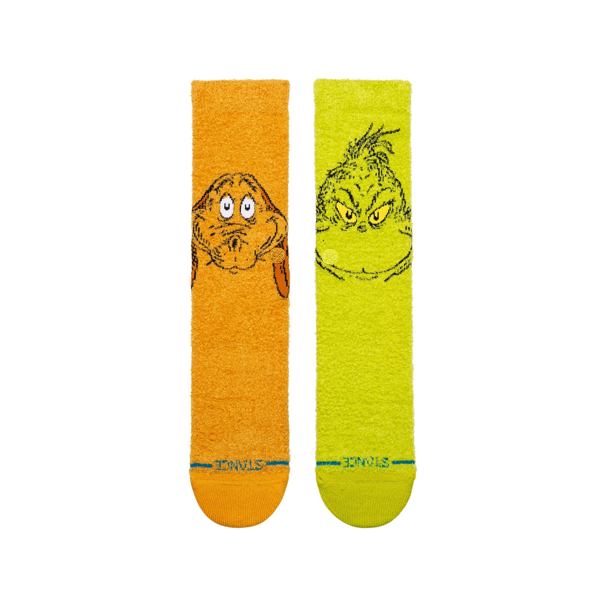 "The Grinch" Grinch And Max Crew Chaussettes - Vert