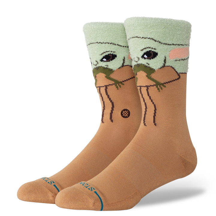 "Star Wars" Grogu Hungry Crew Chaussettes - Vert