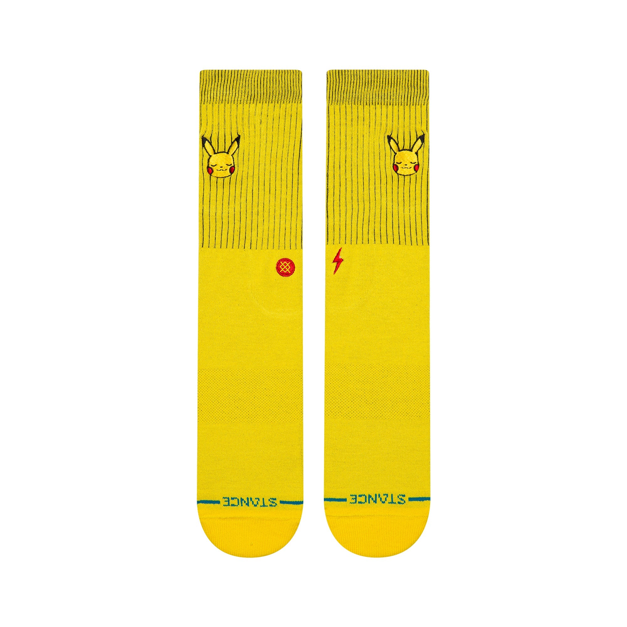 "Pokémon" Pikachu Crew Chaussettes - Jaune