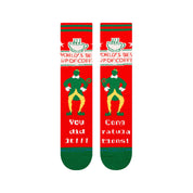 "Elf" Worlds Best Crew Chaussettes - Rouge