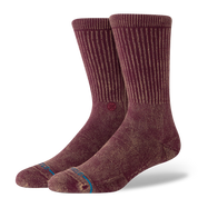 Icon Dyed Crew Chaussettes - Figue