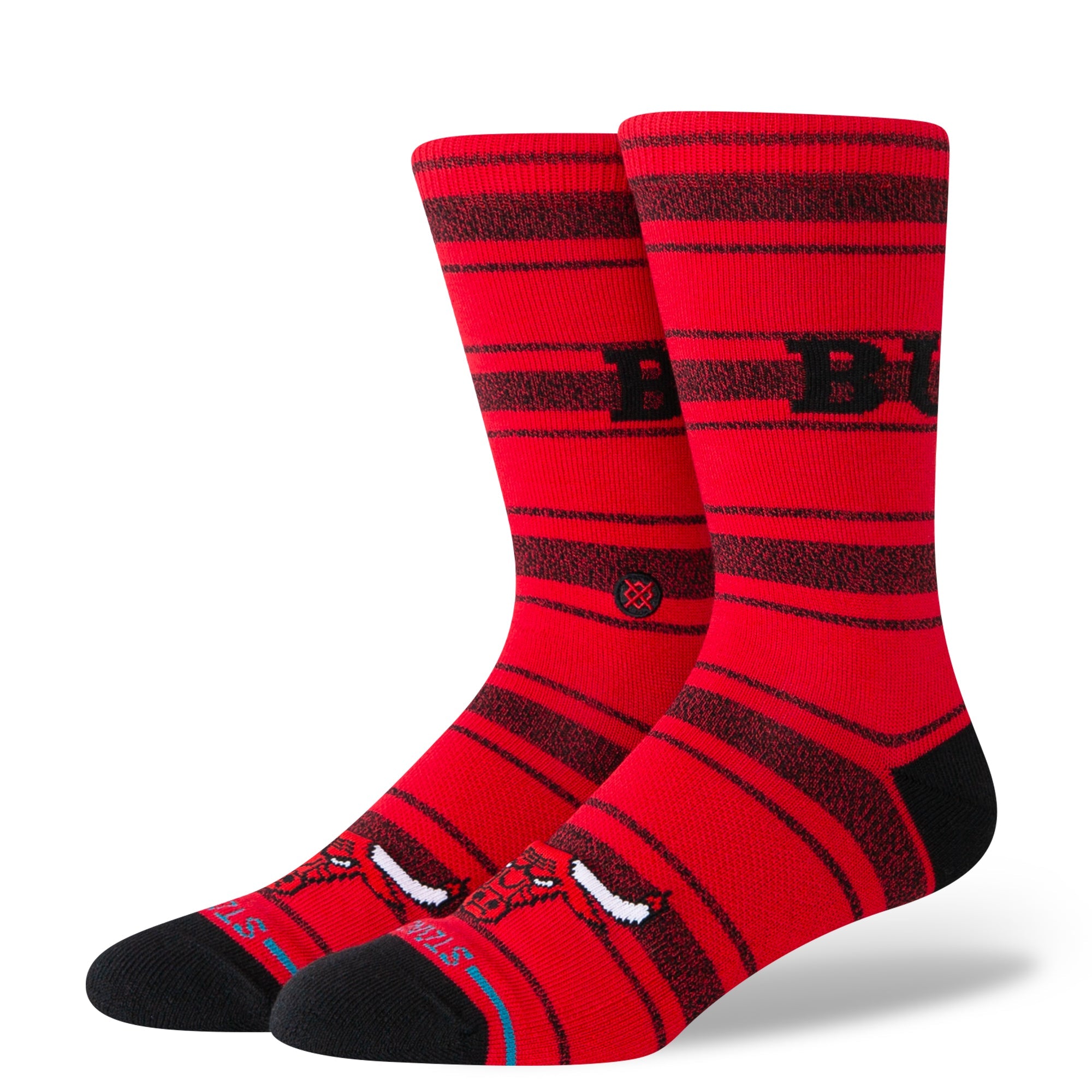 "NBA" Homesick Crew Chaussettes - Chicago Bulls - Rouge