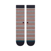 Chiclets Waffle Knit Crew Chaussettes - Bleu Marine