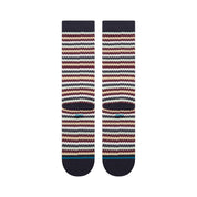 Chiclets Waffle Knit Crew Chaussettes - Bleu Marine