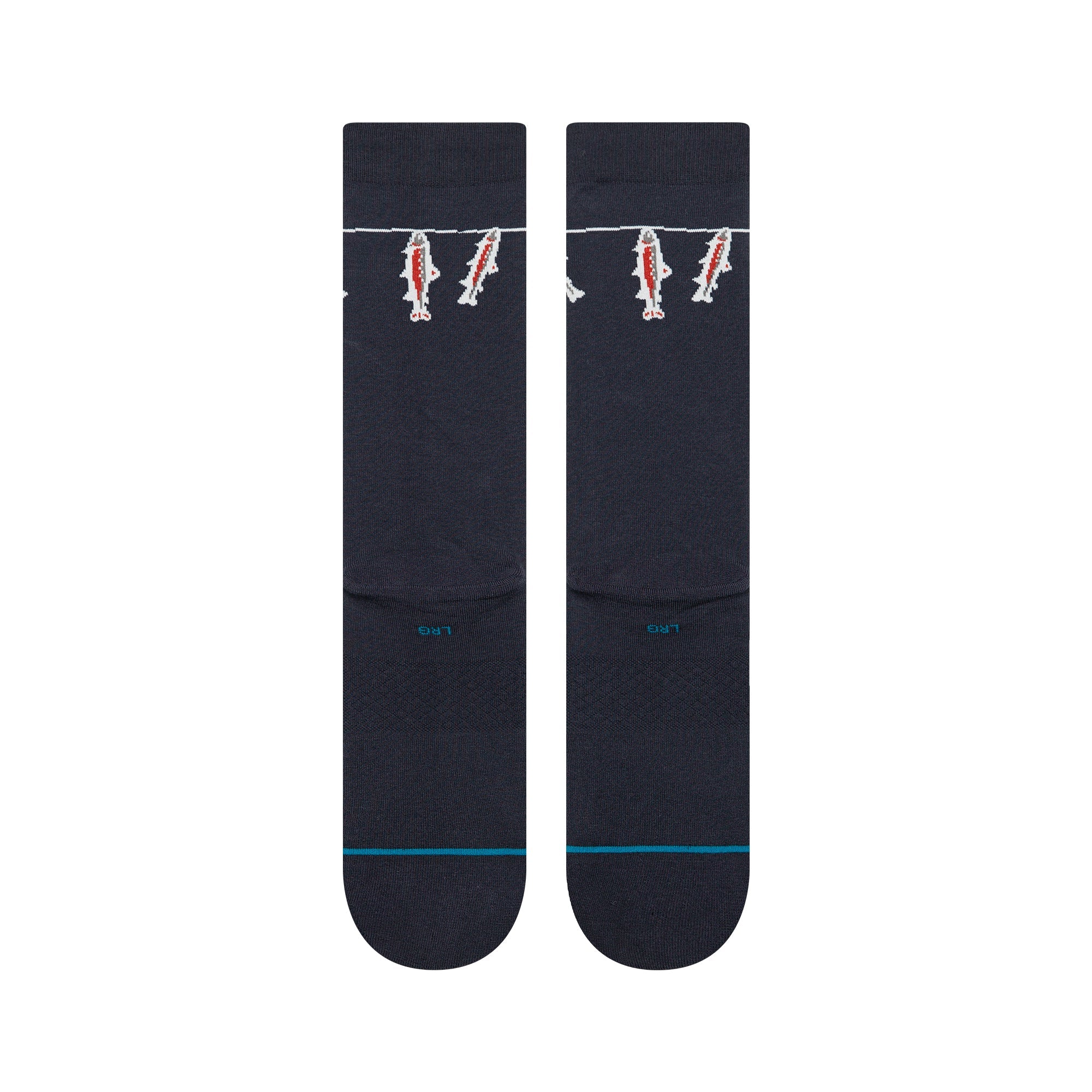Gone Fishin Crew Chaussettes - Bleu Marine
