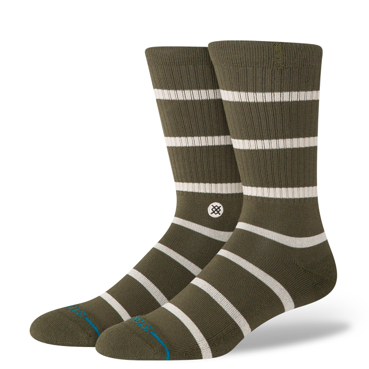 Heritage Crew Socks - Olive