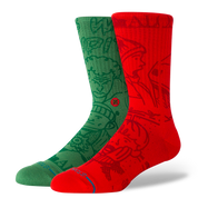 "Home Alone" Home Alone Crew Chaussettes - Multicolore