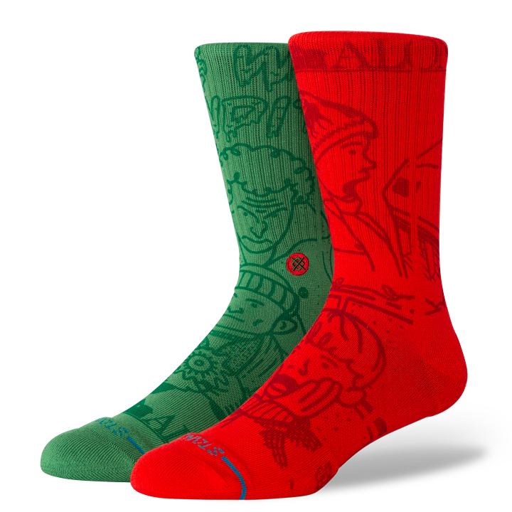 "Home Alone" Home Alone Crew Chaussettes - Multicolore