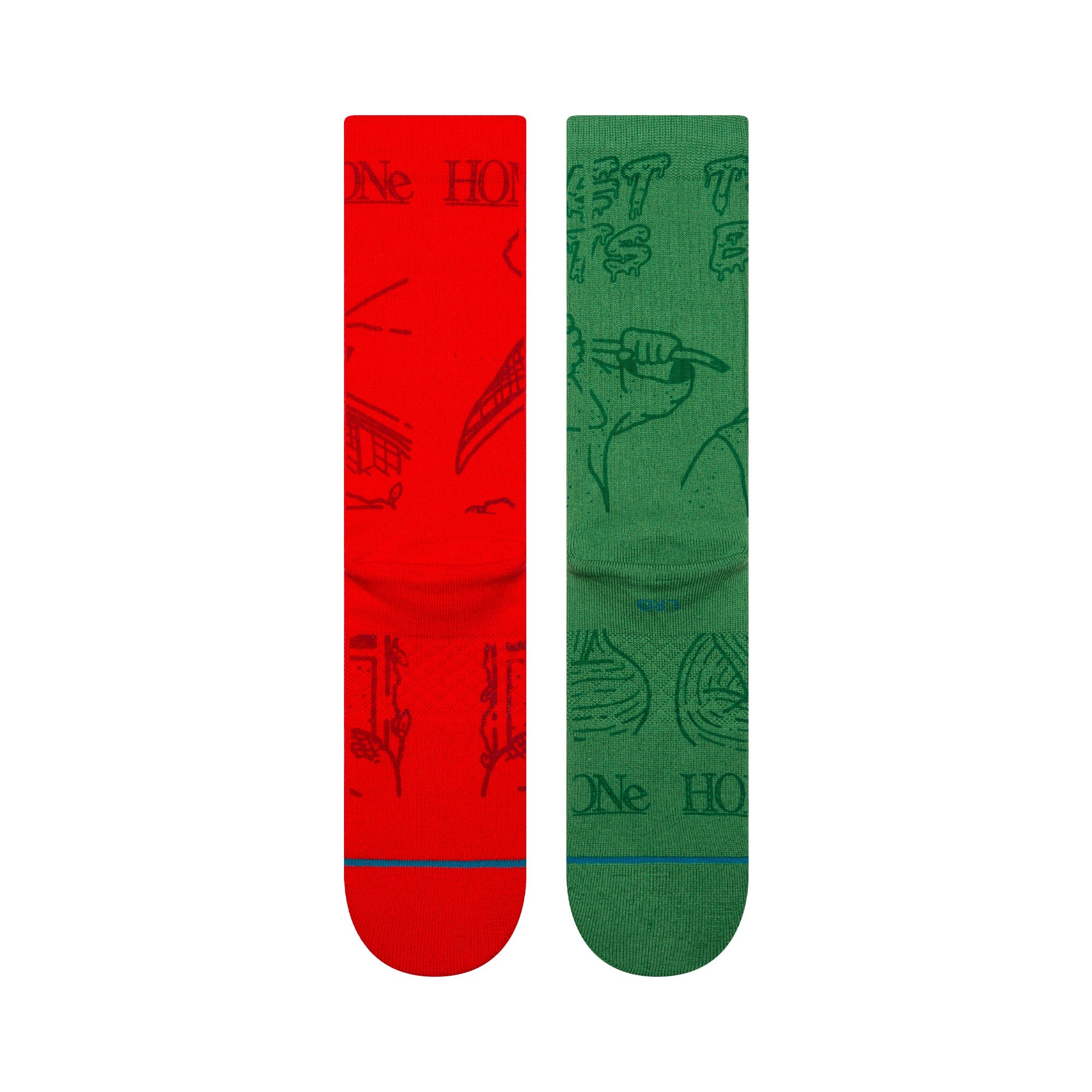 "Home Alone" Home Alone Crew Chaussettes - Multicolore