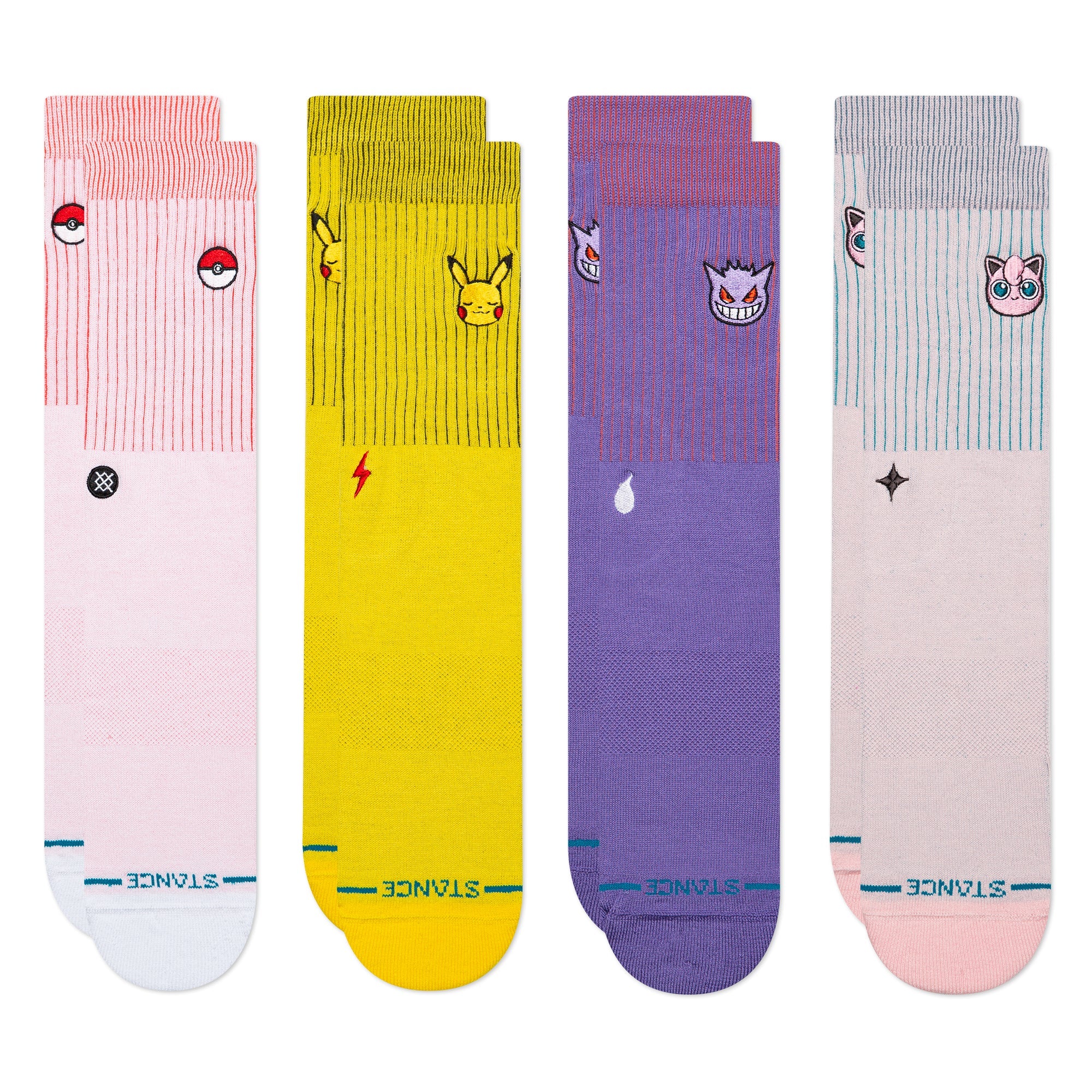 "Pokémon" Crew Coffret de Chaussettes - Multicolore