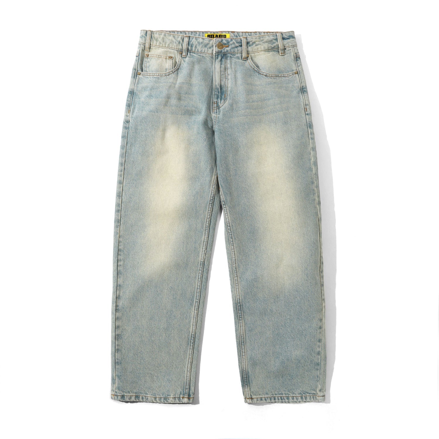 Ace Jeans en Denim - Bleu Clair Usé
