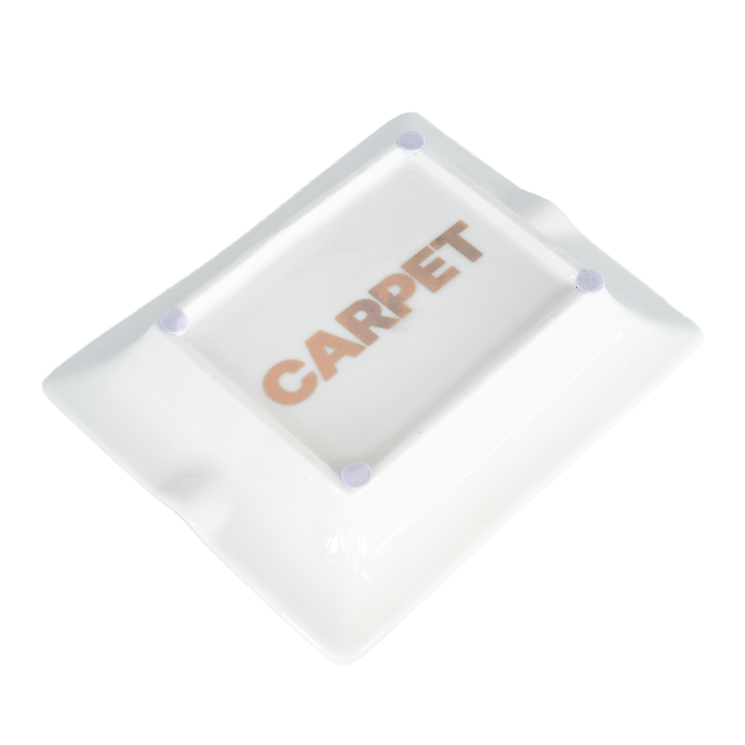 C-Star Ceramic Ash Tray - White