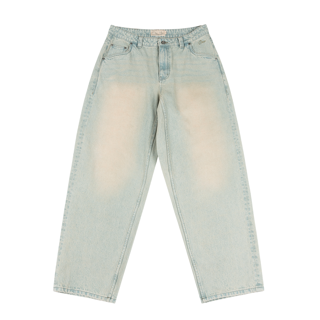 Dime Baggy Denim Pants - Sandblasted Sky Blue – Palm Isle Skateshop