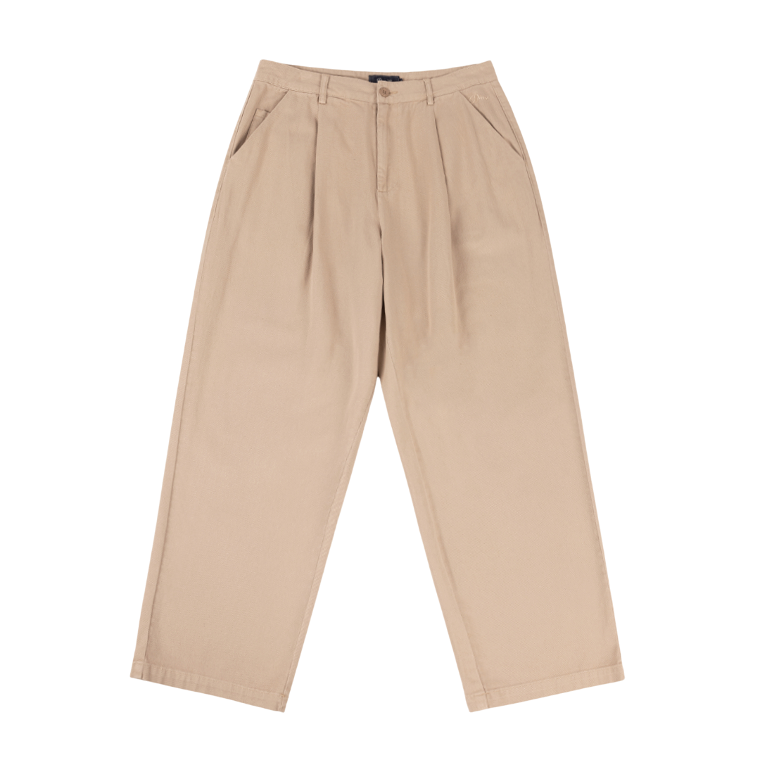 Dime Baggy Chino Pants - Light Khaki – Palm Isle Skateshop